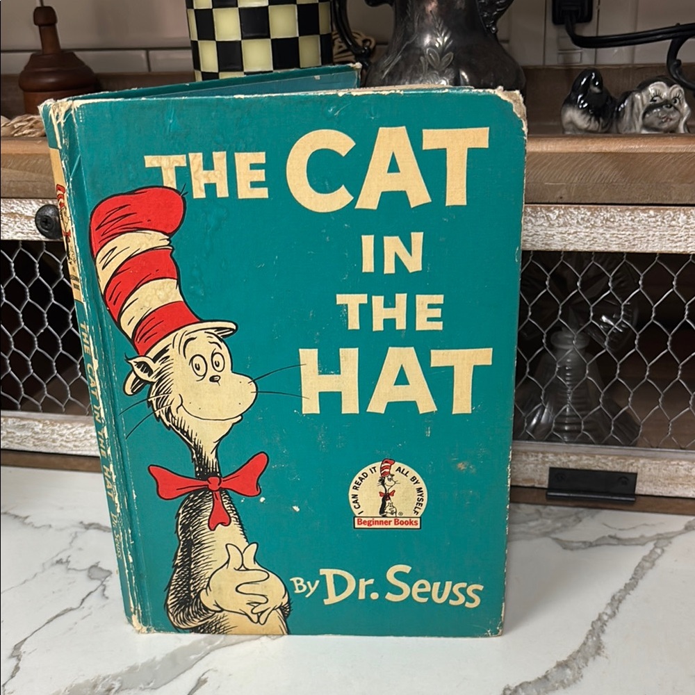 Vintage Dr. Seuss The Cat In The Hat Edition 1957